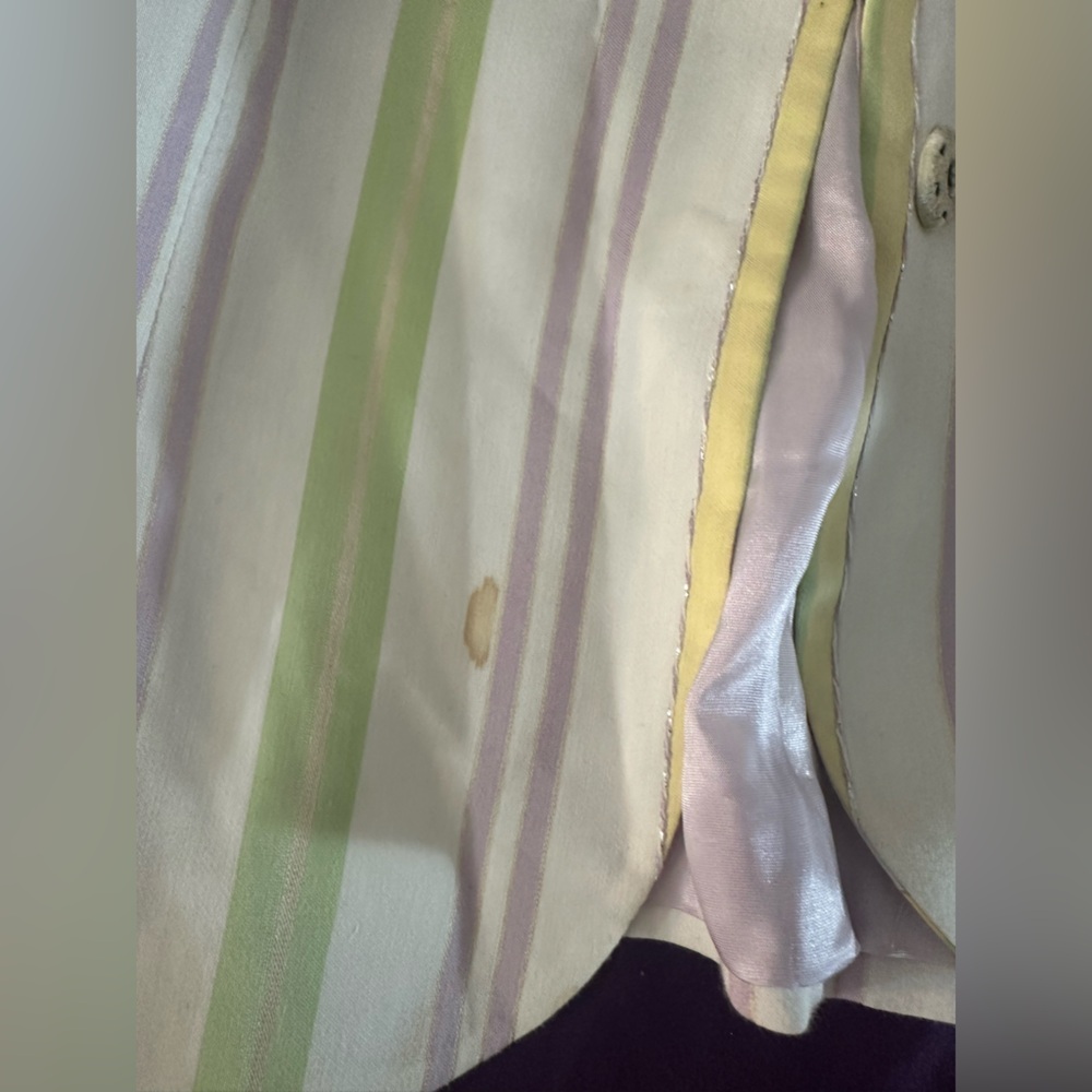 Striped Blazer with Grommet Details - Picture 4 of 4